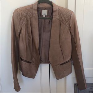 Halogen, butter soft leather jacket, size M
